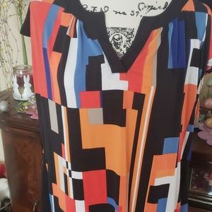 Worthington top. Sz XL. Beautiful colors!
